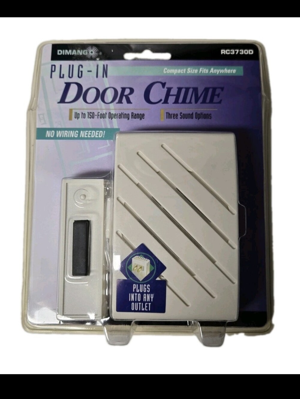 Dimango Plug-In Door Chime DC3730D Extend A Chime New In Package